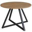 Ver imagem 1 de Mesa para Escritorio 110 Cm 25916 Nogal Sevilha Preto Artesano