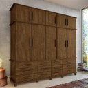 Ver imagem 5 de Guarda-Roupa 10 Portas e 12 Gavetas Nicolau Malbec - Gran Belo