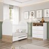 Quarto de Bebê Completo com Berço 3 em 1 e Cômoda Magia - 1