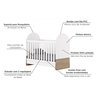 Quarto de Bebê Completo com Berço 3 em 1 e Cômoda Magia - 5