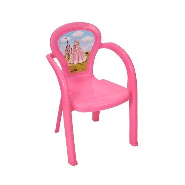Kit Mesa Mesinha Infantil Rosa Decorada Princesa + 2 Cadeira - 3