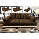 Ver imagem 2 de Sofá Futton 2.40m Paris Evidence Veludo Marrom