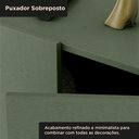 Ver imagem 7 de Rack Sala 100% MDF para TV até 60 Polegadas com Pés em Metalon 164x54x40cm Verde