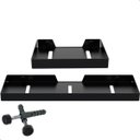 Ver imagem 4 de Kit Acessórios Para Banheiro 6 Peças Preto Fosco