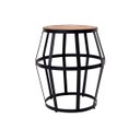 Ver imagem 2 de Banco Seat Garden Balão em Ferro e Madeira de Demolição para Sala e Jardim Preto