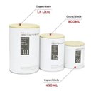 Ver imagem 2 de Conjunto De Latas Potes De Metal Para Mantimentos 3 Peças