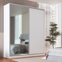 Ver imagem 1 de Guarda Roupa Solteiro com Espelho 2 Portas de Correr Rc2006 Emovell