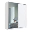 Ver imagem 4 de Guarda Roupa Solteiro com Espelho 2 Portas de Correr Rc2006 Emovell