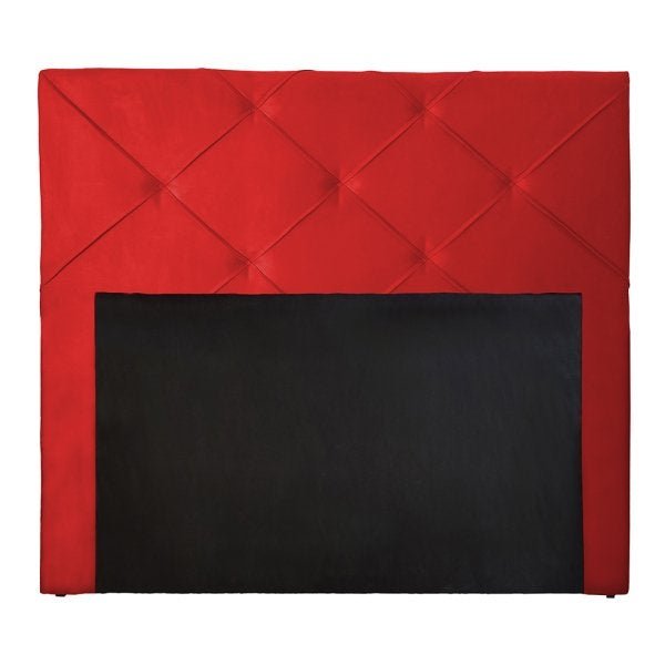 Cabeceira para Cama Box Luciana Casal 140 cm Suede Vermelho - 1