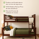 Ver imagem 6 de Beliche Casal/solteiro de Madeira Pinus e Grade de Proteção Alta Qualidade