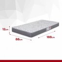 Ver imagem 3 de Cama Solteiro com Colchão 88 Espuma D33 Cinamomo Off White