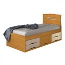 Ver imagem 2 de Cama Solteiro com Colchão 88 Espuma D33 Cinamomo Off White