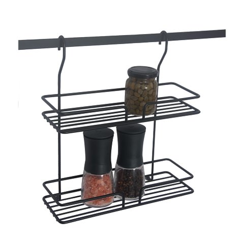 Porta Utensilios Duplo Pt P Barra 280x330x130mm