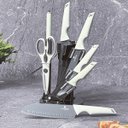 Ver imagem 3 de Jogo 5 Facas e Tesoura Suporte 8pçs Aspen Berlinger Haus