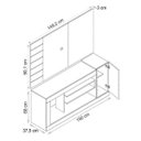 Ver imagem 4 de Rack com Painel para TV até 50 Polegadas Goya Premium Caemmun