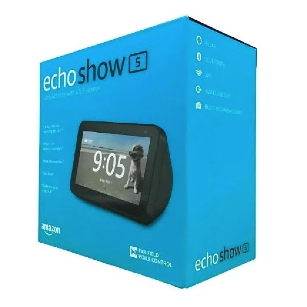 Dispositivo Smart Home Echo Show 5 Geracao 3 Smart Display Alexa Preto - 4