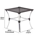 Ver imagem 6 de 2 Espreguiçadeiras e Mesa Catar em Alumínio para Piscina, Praia, Edícula e Varanda - Trama Original