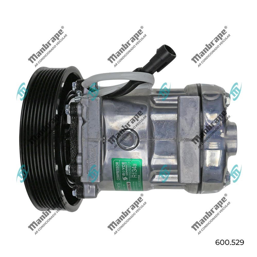 Compressor Modelo Ab7h15ab 4358 Caminhão Daf Xf Fts 480 2021 - 4