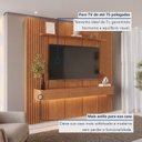 Ver mais imagens de Painel Rack para TV até 75 Polegadas 3 Gavetas 234CMX250CM Ripado com LED 100% MDF Apolo