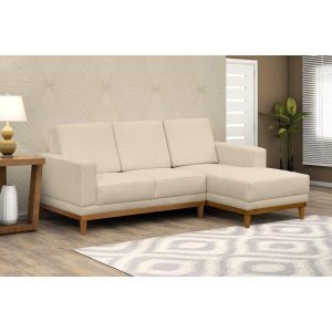 Sofá 3 Lugares com Chaise Cronus 