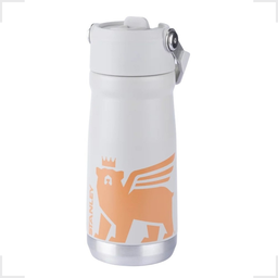 Garrafinha Térmica Flip Straw Kids Infantil Escola Stanley Cinza Ash:cinza Ash - 5