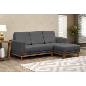 Sofá 3 Lugares com Chaise Cronus 