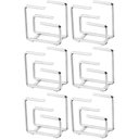 Ver imagem 1 de 6 Porta Guardanapos de Papel Cromados para Cafeterias Suportes Organizadores de Mesas