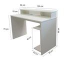 Ver imagem 4 de Estação de Trabalho ( L.1200) Cpu Sal Rosa - Mdf Arauco