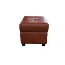 Ver imagem 3 de Puff de Couro Mp 5 - Conhaque com Brilho