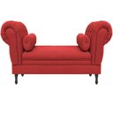 Ver imagem 2 de Recamier Grécia 160x50 Suede Vermelho - Dominic Decor Grecia