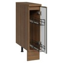 Ver imagem 2 de Balcão Porta-temperos 20cm 1 Porta (com Tampo) Rustic/branco Veludo Lux Madesa
