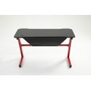 Ver imagem 1 de Mesa Gamer Pelegrin Pel-003P Preta e Vermelha Metal e MDF