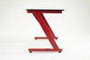 Ver imagem 4 de Mesa Gamer Pelegrin Pel-003P Preta e Vermelha Metal e MDF