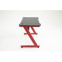 Ver imagem 3 de Mesa Gamer Pelegrin Pel-003P Preta e Vermelha Metal e MDF