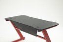 Ver imagem 2 de Mesa Gamer Pelegrin Pel-003P Preta e Vermelha Metal e MDF