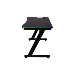 Mesa Gamer Led Pelegrin Pel-007P Preta Metal e MDF - 5