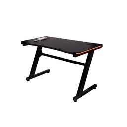 Mesa Gamer Led Pelegrin Pel-007P Preta Metal e MDF - 4