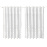 Cortina Renda Cozinha Tulipa Branca 2,00larg X 1,30alt - 1