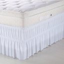 Ver imagem 3 de Saia para Cama Box Solteiro: Branca