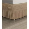 Saia para Cama Box Casal Queen: Caqui - 2