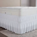 Ver imagem 7 de Saia para Cama Box Casal Padrão: Branca