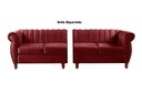 Ver imagem 3 de Sofá Realeza 4 Lugares Cor:suede Bordô 110