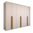 Ver imagem 3 de Guarda-roupa Casal Supreme 6 Portas 4 Gavetas 100% Mdf Branco - Panorama Móveis