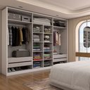 Ver imagem 2 de Guarda-roupa Casal Supreme 6 Portas 4 Gavetas 100% Mdf Branco - Panorama Móveis