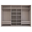 Ver imagem 5 de Guarda-roupa Casal Supreme 6 Portas 4 Gavetas 100% Mdf Branco - Panorama Móveis