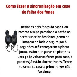 Fone de Ouvido Bluetooth Preto In-ear P/ Samsung J7 Prime - 2