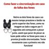 Fone de Ouvido Bluetooth Preto In-ear P/ Samsung J7 Prime - 2