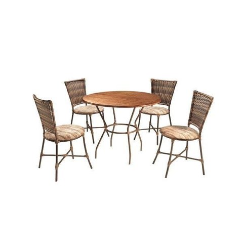 Conjunto 4 Cadeiras 1 Mesa Madeira Green 