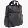 Mochila de Couro para Notebook 15.6 Bennemann London - Preto - 2