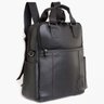 Mochila de Couro para Notebook 15.6 Bennemann London - Preto - 1